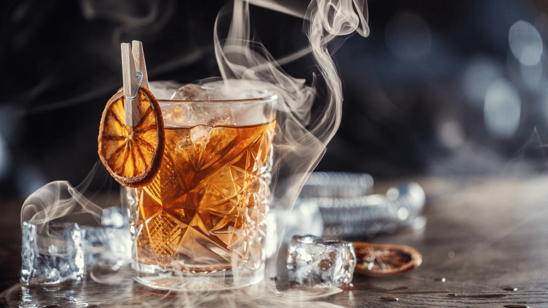 Smoked Old Fashioned Cocktail