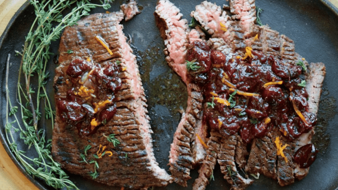 Cranberry-Orange Flank Steak