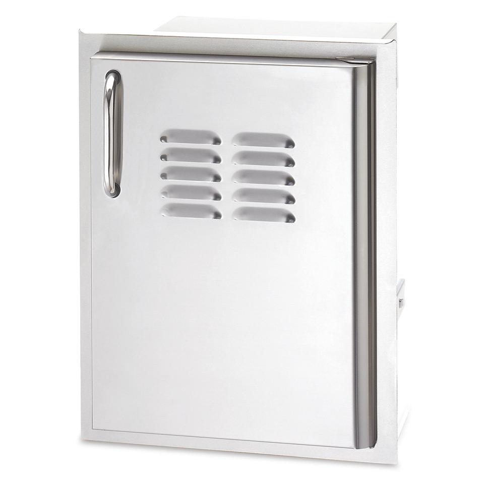 American Outdoor Grill 14” Vertical Single Access Door with Tank Tray & Louvers - Thumbnail 2