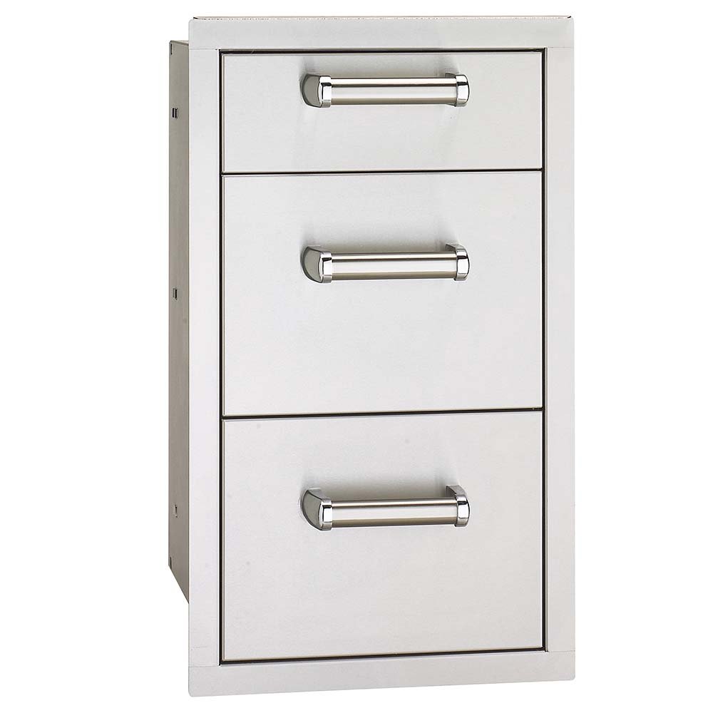 Fire Magic | Premium | Flush 14-Inch Triple Access Drawer