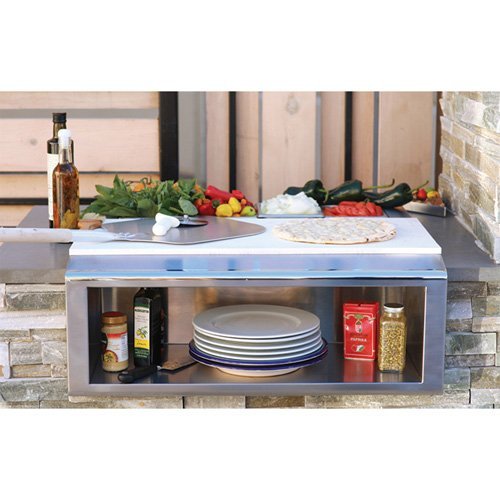 Alfresco, 30" Plate and Garnish Rail W/ Food Pans - APS-30P