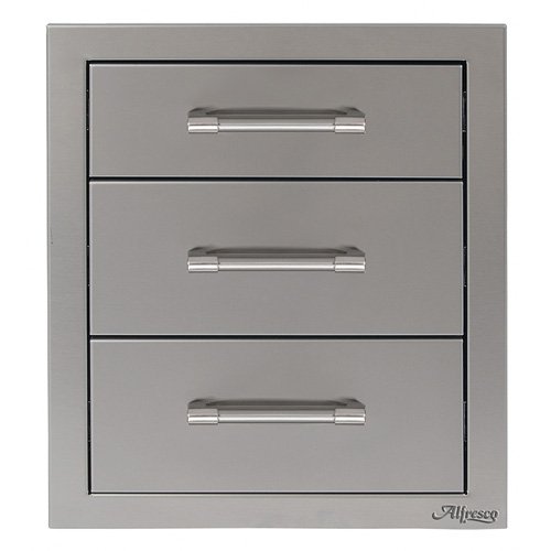 Alfresco, 17" Triple Access Drawer - AXE-3DR