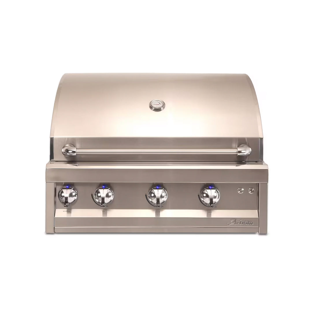 Artisan | 32-Inch 3-Burner Built-In Gas Grill With Rotisserie - ARTP-32