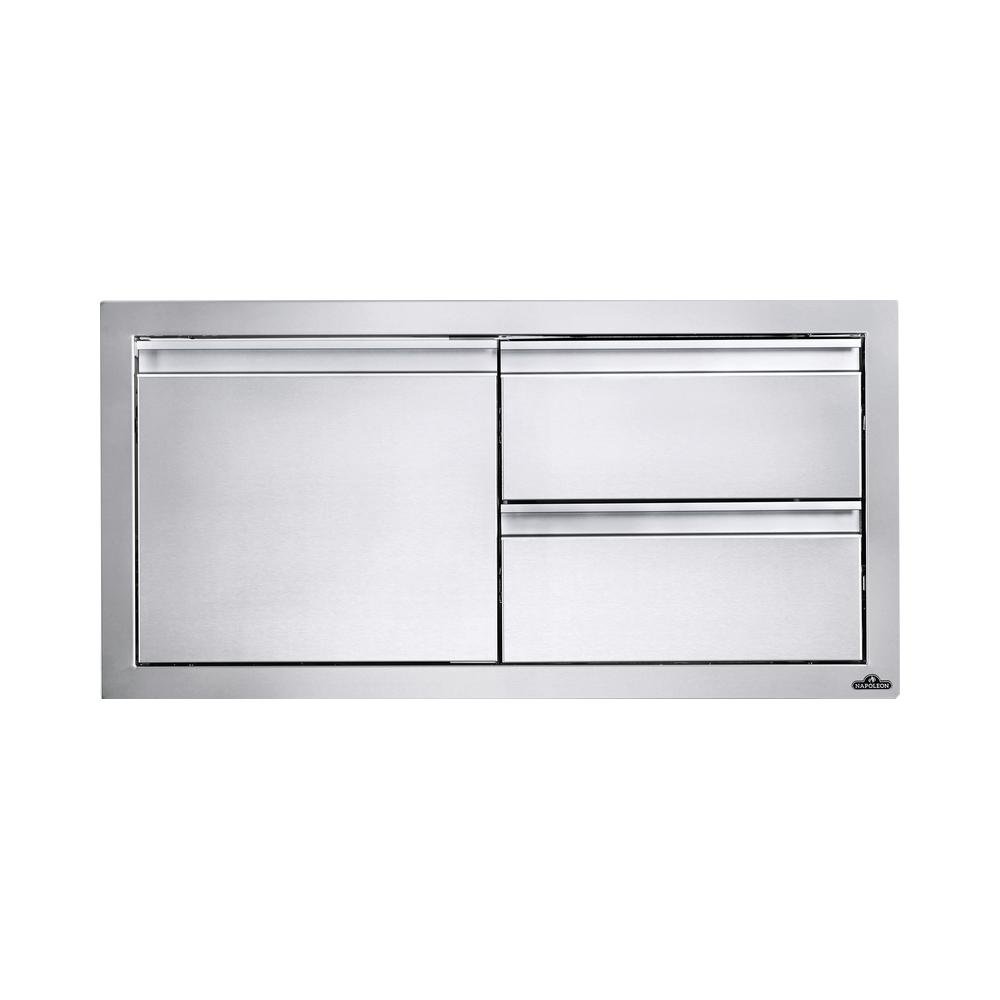 Napoleon | 36" x 16" Single Door & Double Drawer Combo