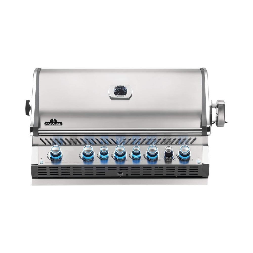 Napoleon | Prestige PRO 665 Built-in Gas Grill with Infrared Rear Burner