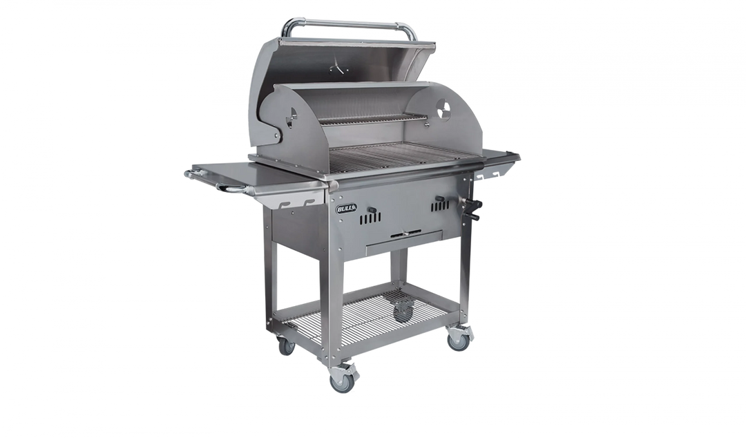 Bison-Premium-Charcoal-Grill-Open-side