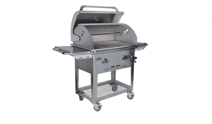 Bison-Premium-Charcoal-Grill-Open-side