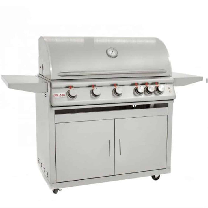 Blaze LTE 40-Inch 5-Burner Gas Grill On Cart - BLZ-5LTE2 + BLZ-5-CART-SC