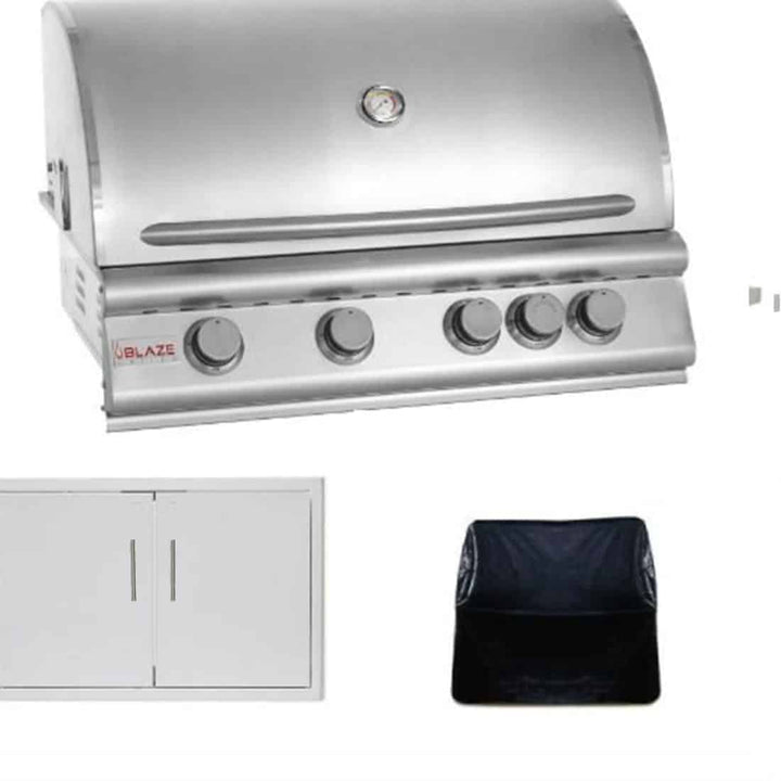 Blaze Simple 3-Piece 32 Inch Outdoor Kitchen Package