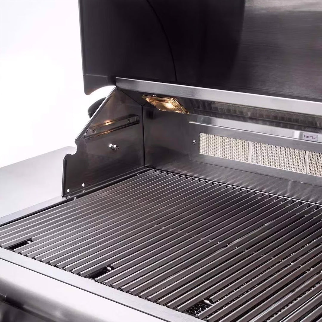 Blaze | LTE+ Marine Grade 32-Inch 4-Burner Built-In Grill w/ Lift-Assist Hood & Rear Infrared Burner (BLZ-4LTE3MG)