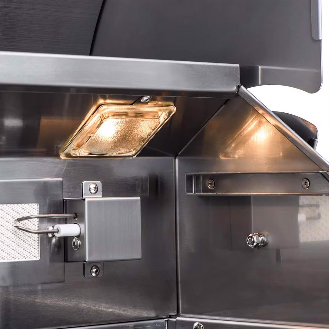 Blaze | LTE+ Marine Grade 32-Inch 4-Burner Built-In Grill w/ Lift-Assist Hood & Rear Infrared Burner (BLZ-4LTE3MG)