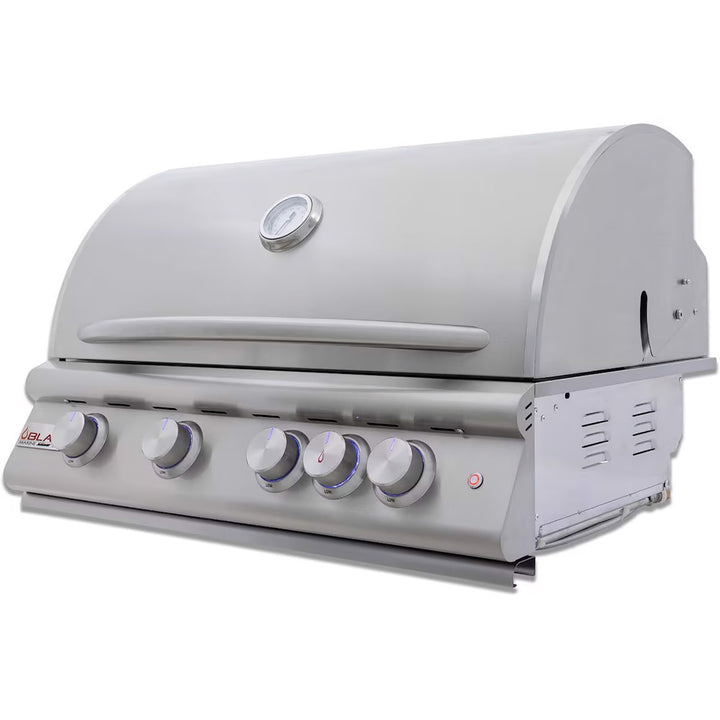 Blaze | LTE+ Marine Grade 32-Inch 4-Burner Built-In Grill w/ Lift-Assist Hood & Rear Infrared Burner (BLZ-4LTE3MG)
