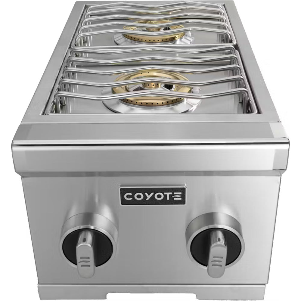 Coyote | 12” Built-In Dual Side Burner (C3DB)