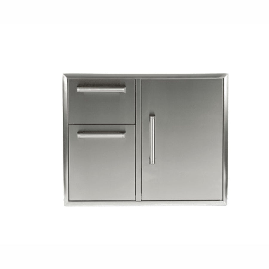 Coyote CCD-2DC31 31-Inch Access Door & Double Drawer Combo