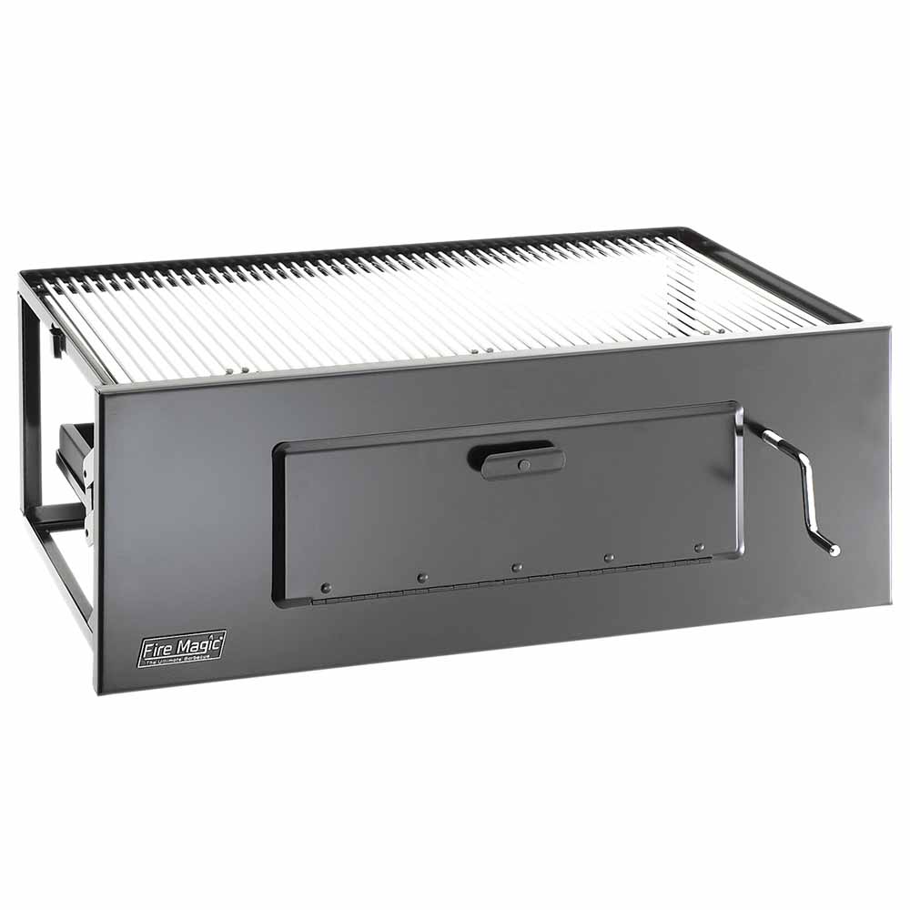 Fire Magic Lift-A-Fire Built-In 24-Inch Charcoal Grill - 3339