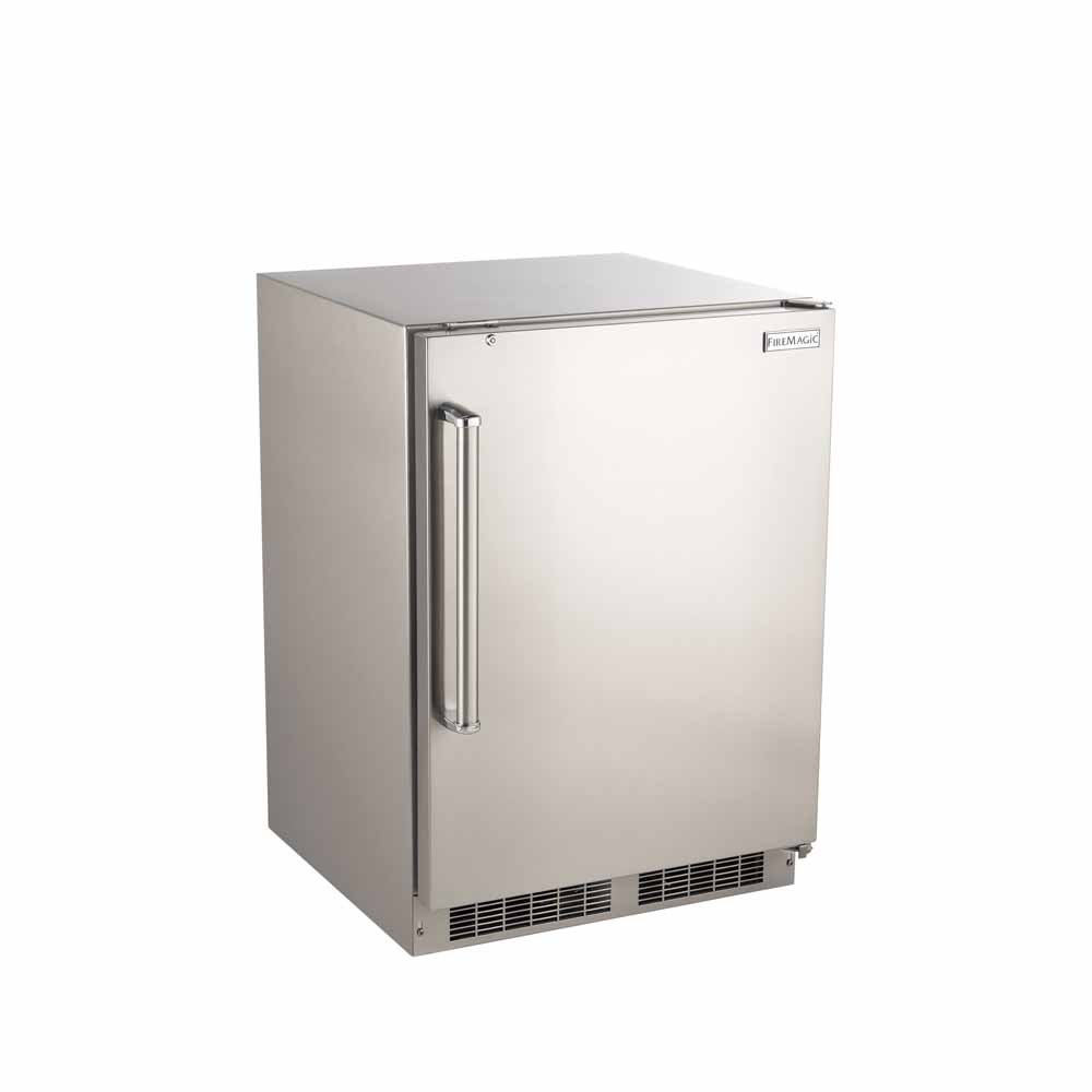 Fire Magic 24-Inch 5.1 Cu. Ft. Left Hinge Outdoor Rated Compact Refrigerator - Thumbnail 4