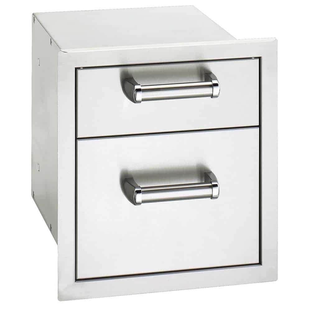 Fire Magic | Premium | Flush 14-Inch Double Access Drawer with Soft Close