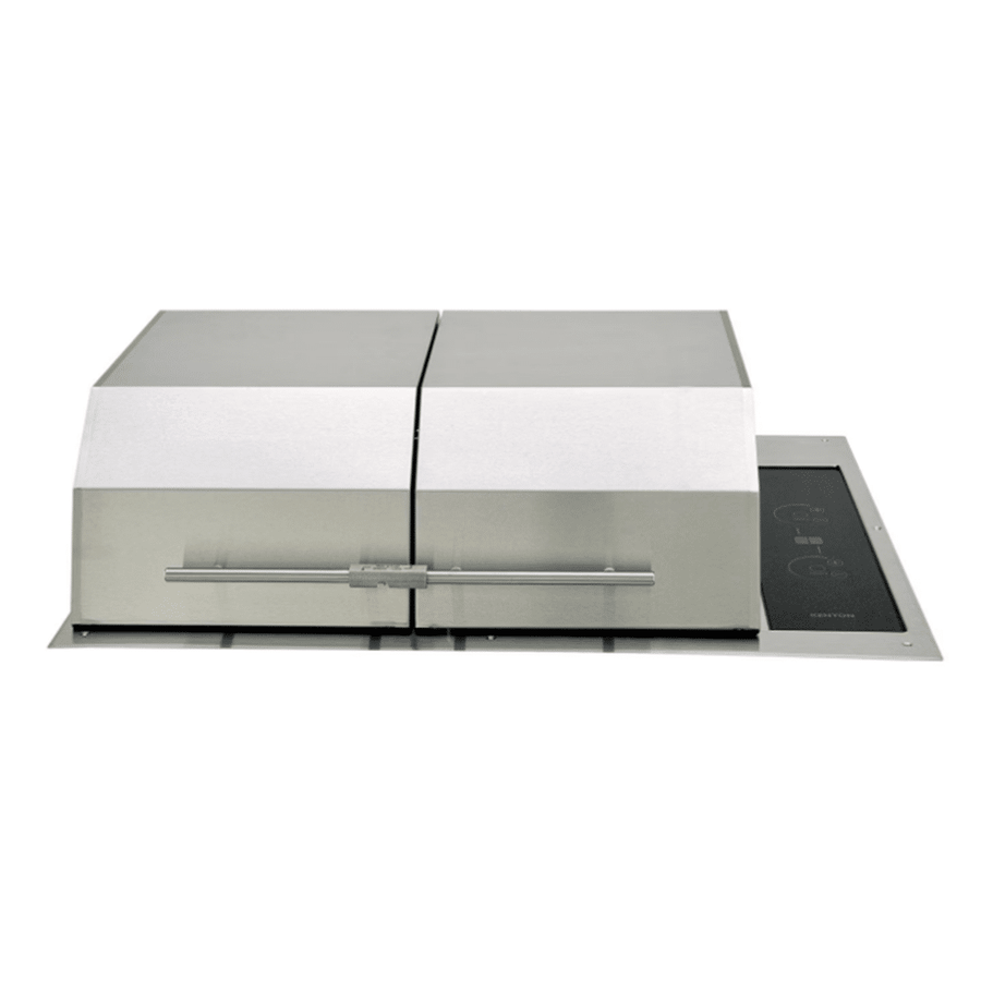 Kenyon Texan Two Zone Split Lid Built-In Electric Grill - B70405WH