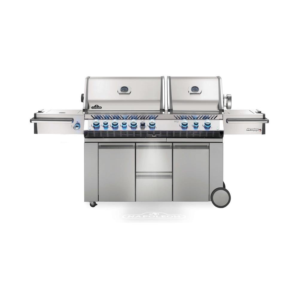 Napoleon | Prestige PRO 825 Gas Grill with Power Side Burner & Infrared Rear & Bottom Burners