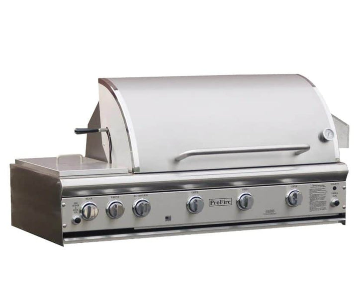 Profire PFDLXSM48S Deluxe Series 48-inch Built-in Grill With Double Side Burner & SearMagic Grid