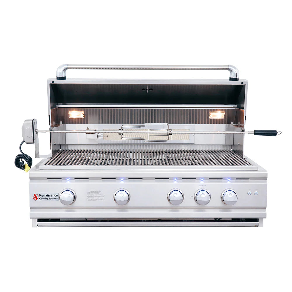 RCS | 38" Cutlass Pro Freestanding Grill (RON38B CK)