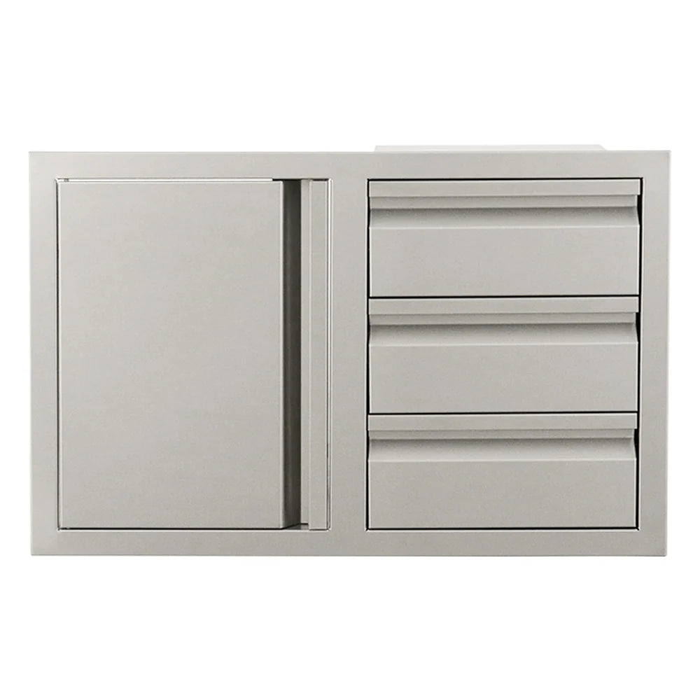 RCS | Valiant Triple Drawer with Single Door Combo (VDC2SC)