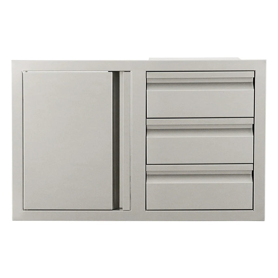 RCS | Valiant Triple Drawer with Single Door Combo (VDC2SC)