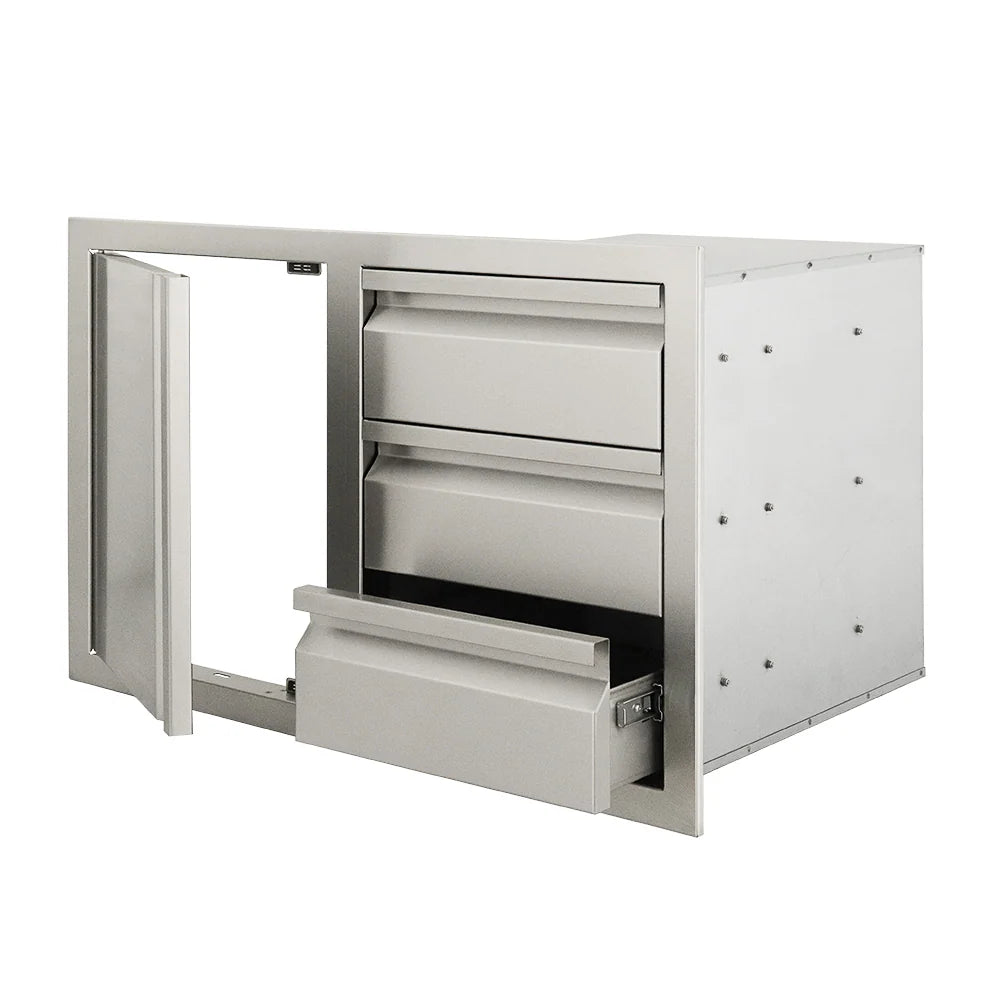RCS | Valiant Triple Drawer with Single Door Combo (VDC2SC)