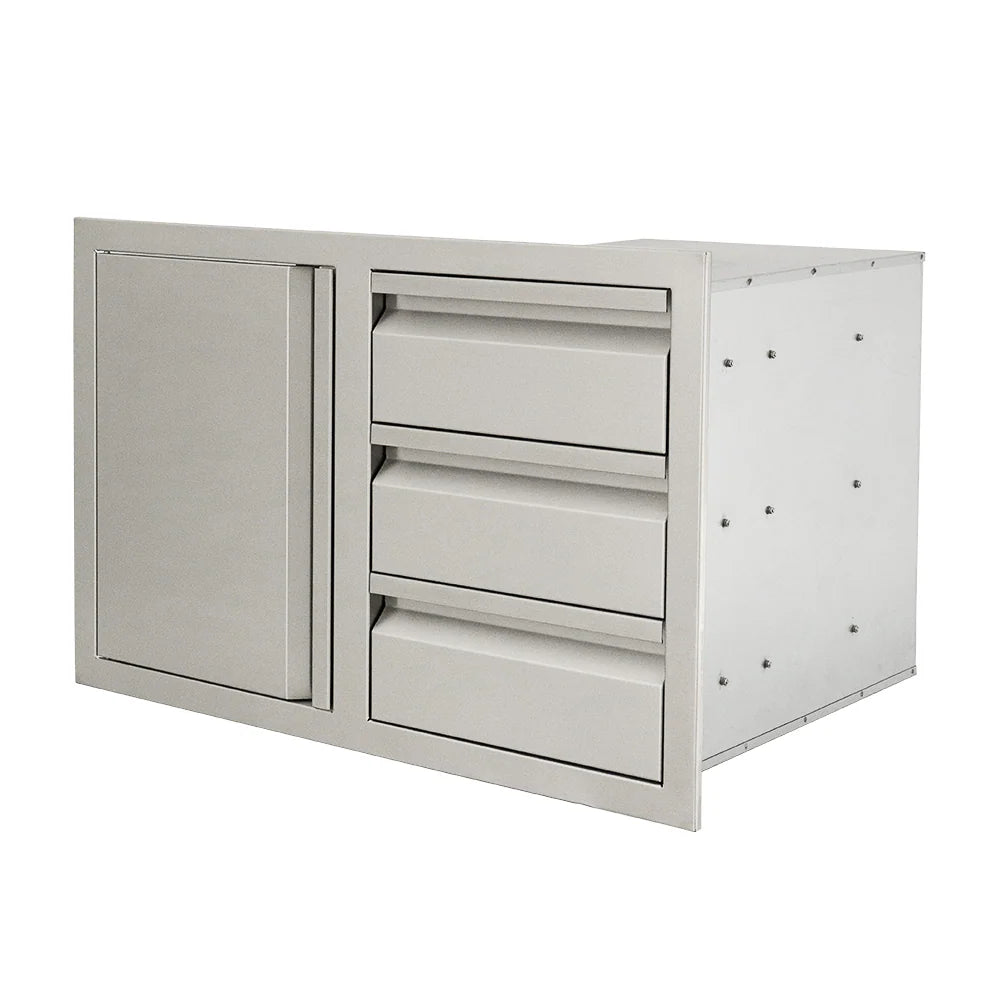 RCS | Valiant Triple Drawer with Single Door Combo (VDC2SC)