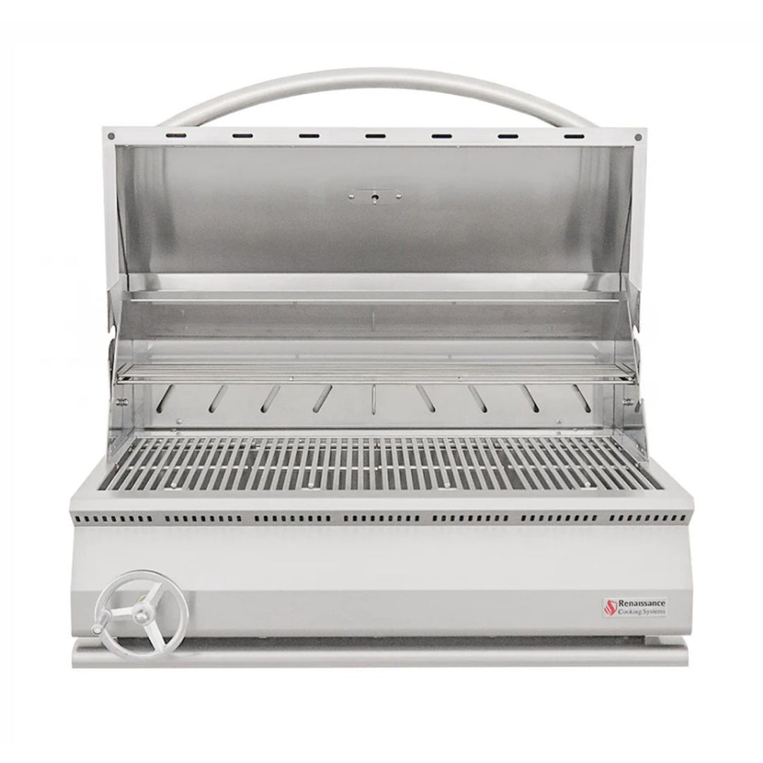 RCS RJCC32A 32" Premier Built-In Charcoal Grill