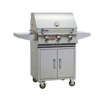 Bull 24” 3-Burner Steer Premium Freestanding Grill The Outdoor