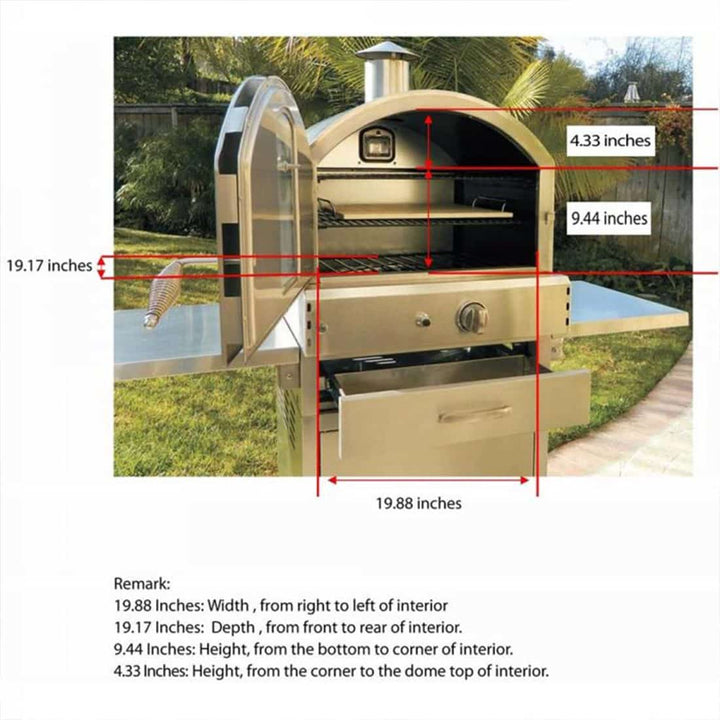 Summerset SS-OVBI Table Top Outdoor Oven.2