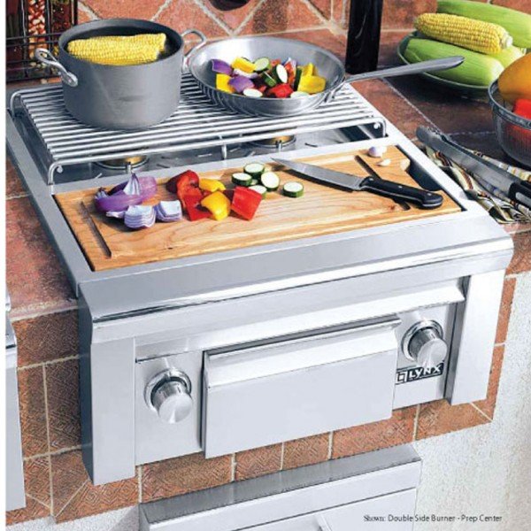 Lynx | Professional Built-In Double Side Burner with Prep Center