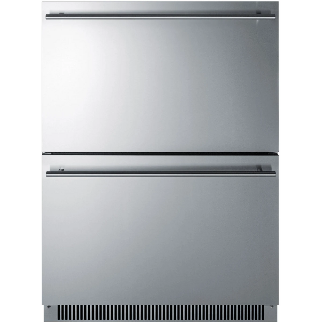 Summit | 24" Commercial Built-in Outdoor 2-Drawer ADA Refrigerator
