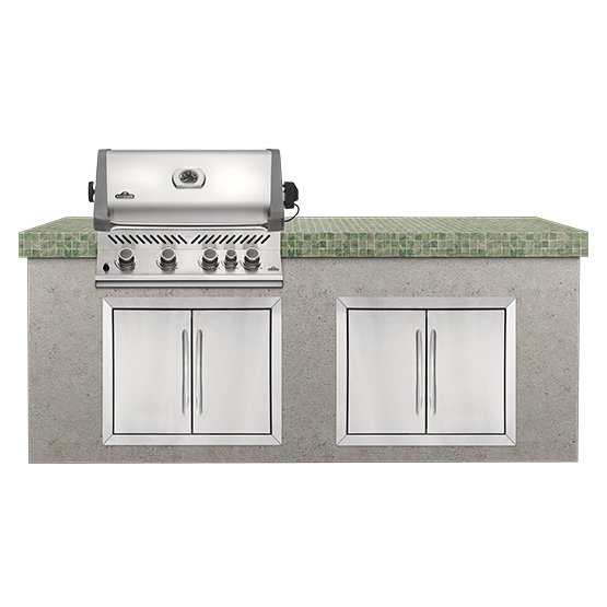 Napoleon | Prestige 500 Built-in Gas Grill with Infrared Rear Burner